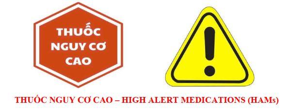 Quản lý, sử dụng Thuốc nguy cơ cao – High Alert Medications (HAMs)